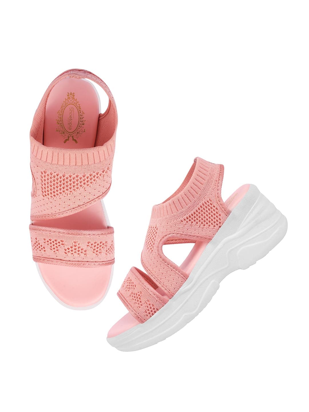 Shoetopia Women's Sandal-8 Kids UK (Milton-Pink)-EU41