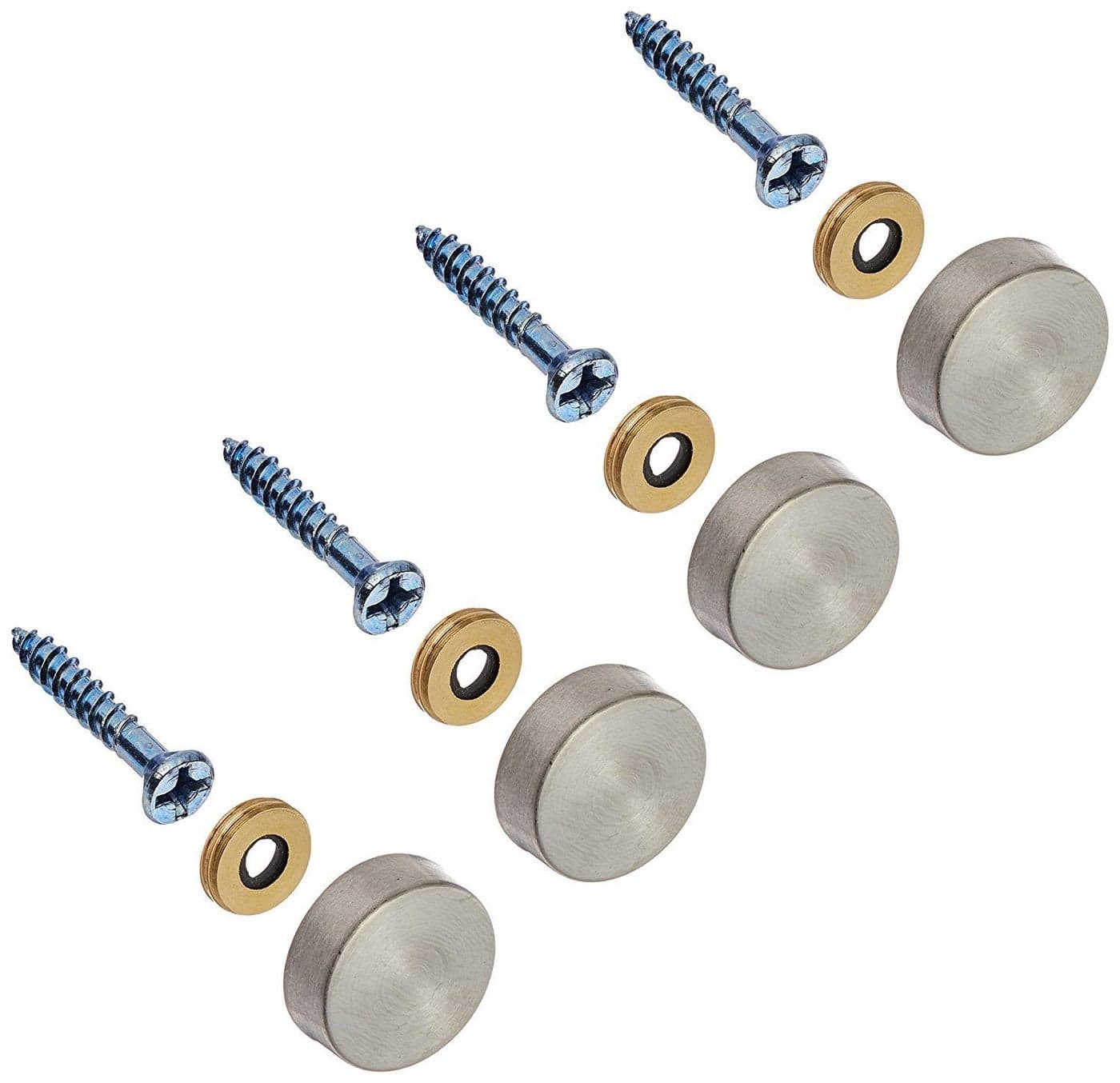 HityTech Stainless Steel Screw CoverCap Full Metal Construction 075 Diameter