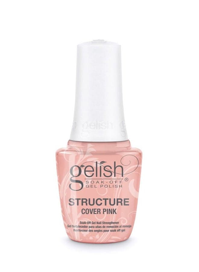 Brush On Structure Gel – Self-Leveling, Building and Strengthening Nails, Ideal for Sculpting, Enhancing Gel Manicures, and Achieving a Durable, Long-Lasting Finish (Cover Pink, 15mL)
