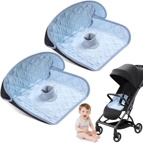 2 Pack Winter Car Seat Protector for Potty Training Piddle Pads Waterproof Carseat Protector for Baby Infant Toddler Machine Washable Liner for Child Safety Car Seat Stroller Dinner Chair Blue