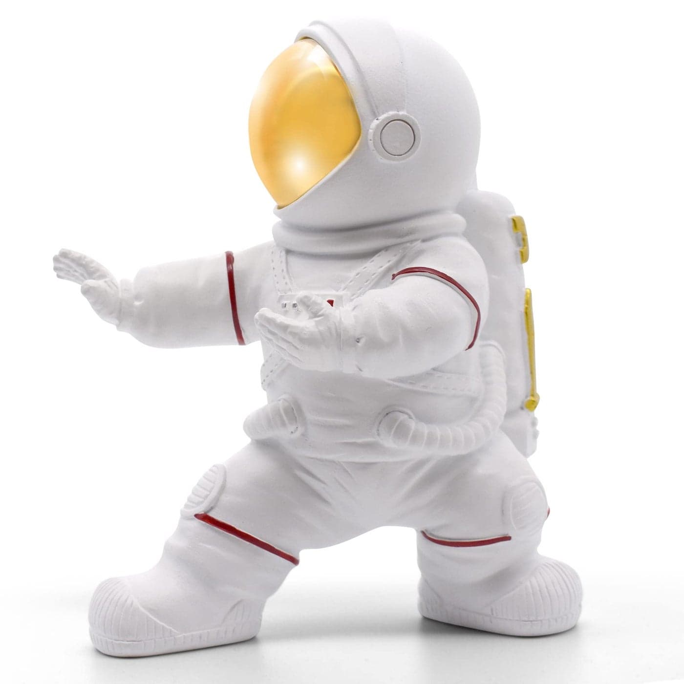 Joyvano Astronaut Figurine Statue for Desk and Office Decor Mini Spaceman Figures for Shelf Gaming and Mens Room Decorations Space Gifts and Cool Masculine Home Decor Accessories