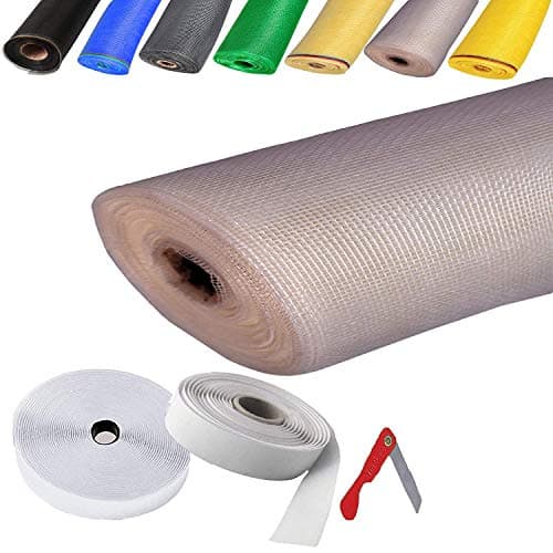 UR LITTLE SHOP Mosquito Net for Window with Fiber Glass Mesh 5/4feet(150/120cm) 60/48Inches 1 Year Guarantee Without Stitched (White Color) 200GSM ULS:51