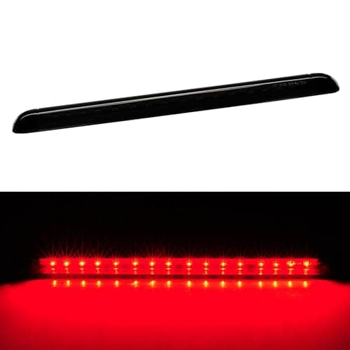 Cxdar Third 3rd Brake Light LED for 1992-1999 Chevy C/K Suburban Blazer Tahoe/GMC Yukon Jimmy/Hummer H2/ Bravada High Mount Rear Brake Lights Center Cab Stop Light (Smoke)