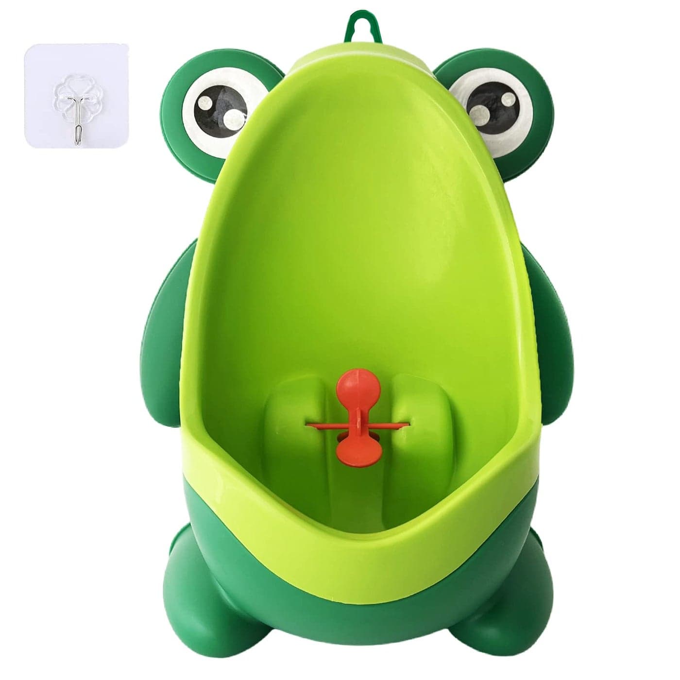 Frog Pee TrainingCute Potty Training Urinal for Boys with Funny Aiming TargetGreen Urinals for Toddler Boy