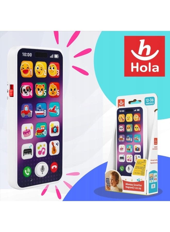 Hola Learning & Count Baby Remote Control Toy | Educational Interactive Toy for Numbers, Colors & Speech Development with Lights, Sounds & Music