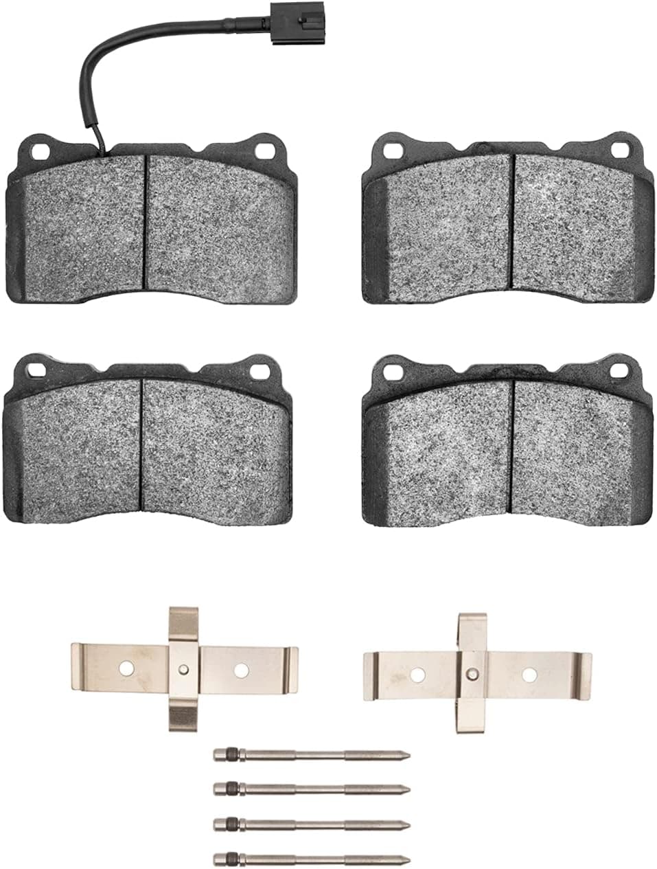 Dynamic Friction Company 5000 Advanced Brake Pads - Low Metallic and Hardware Kit