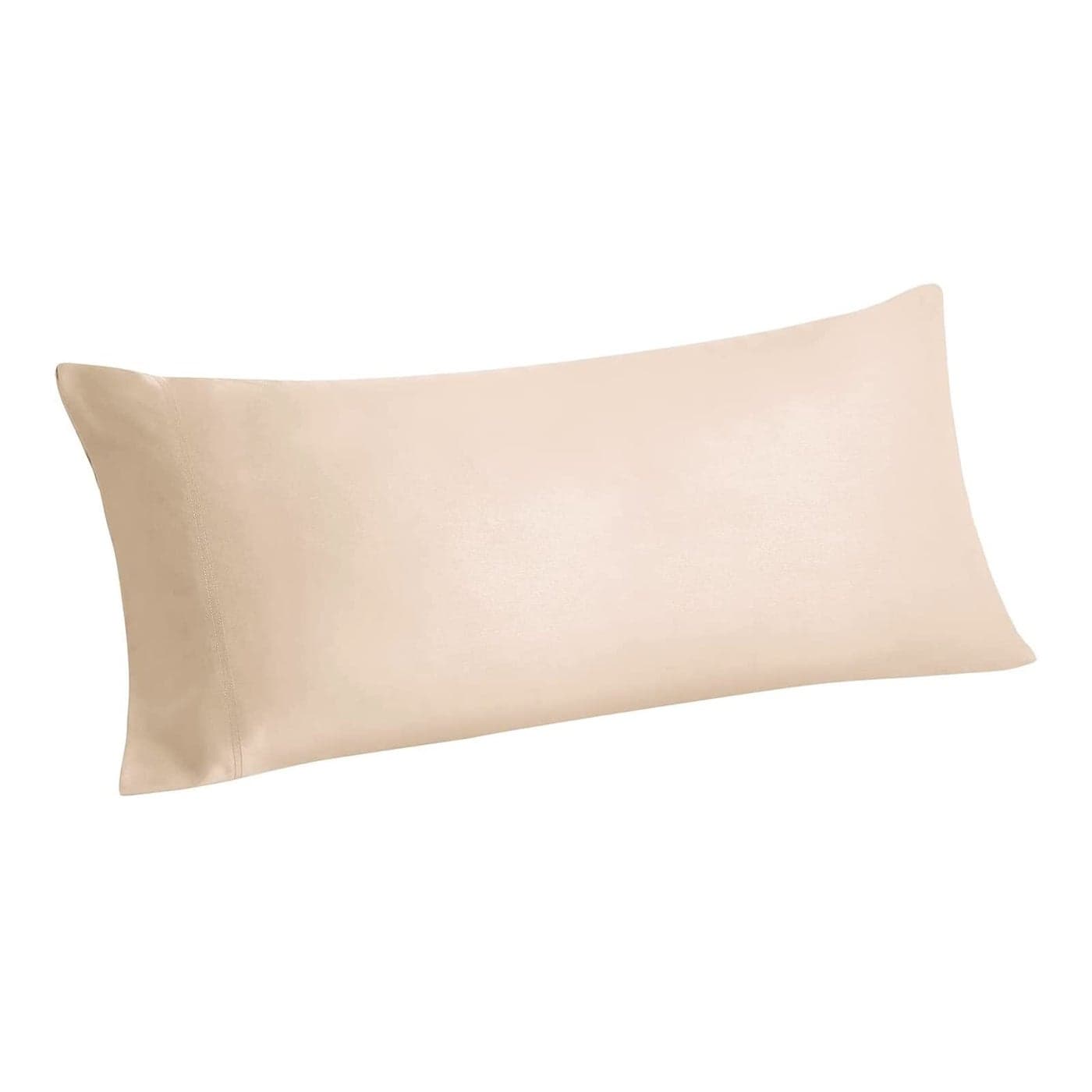 BEDELITE Body Pillow Case Cover Rayon Made from Bamboo Cooling Body Pillow Cover for Hot Sleepers and Night Sweats Breathable Silky Soft Full Long Pillow Case Taupe 20x54 Inches