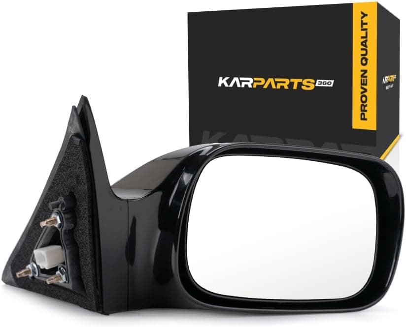 KarParts360 Passenger Side Door Mirror for Toyota Avalon 2005-2010 - Power, Non-Heated, Black