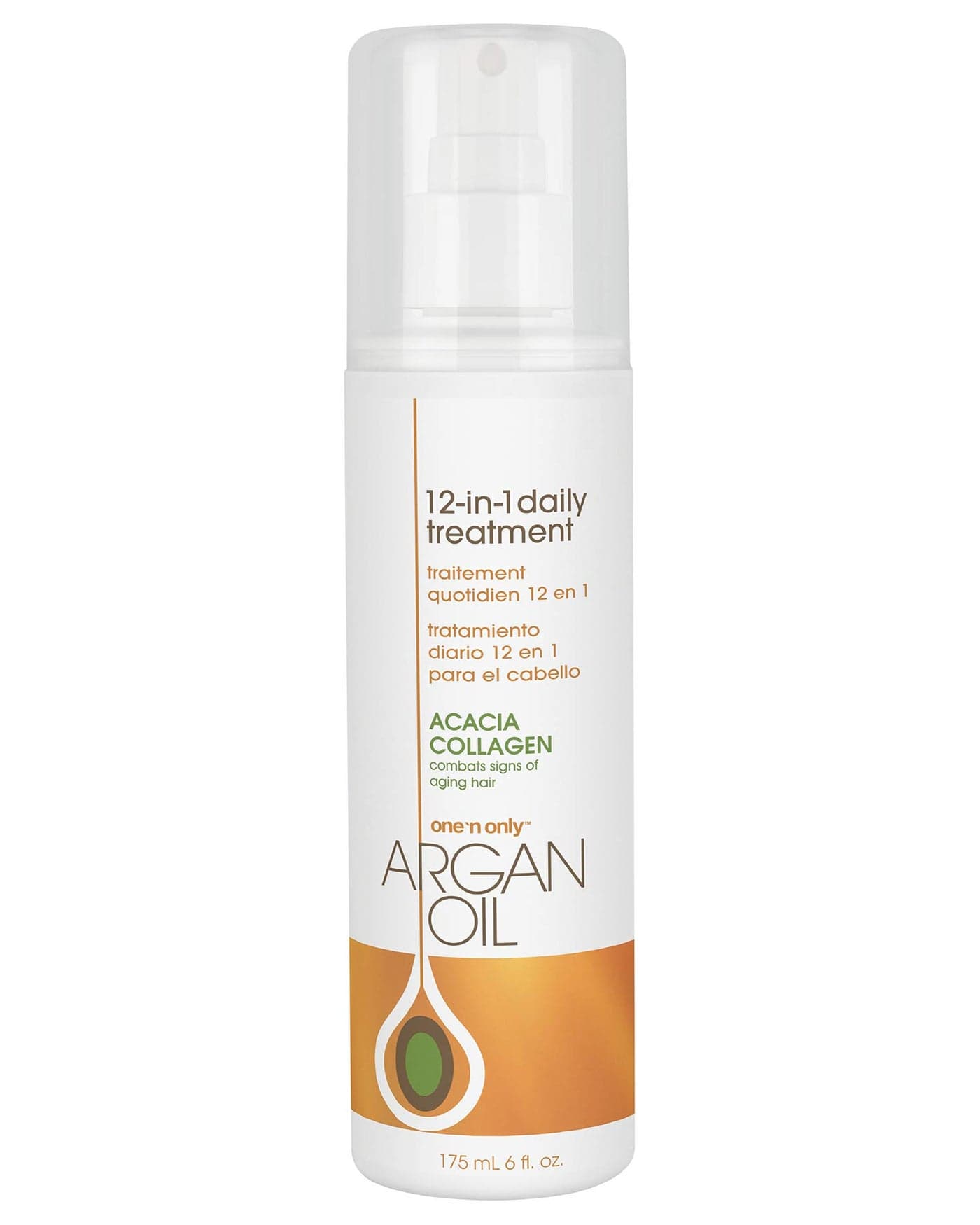 One N Only Argan Oil 12in1 Daily Treatment Lightweight Helps Control Frizz Smooths Detangles Moisturizes Strengthens and Adds Body to Dry Damaged Hair 6 Fl Oz