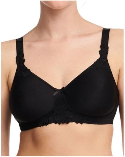 Chantelle Women's Plus Size Hedona Seamless Unlined Bra, Black, 40E