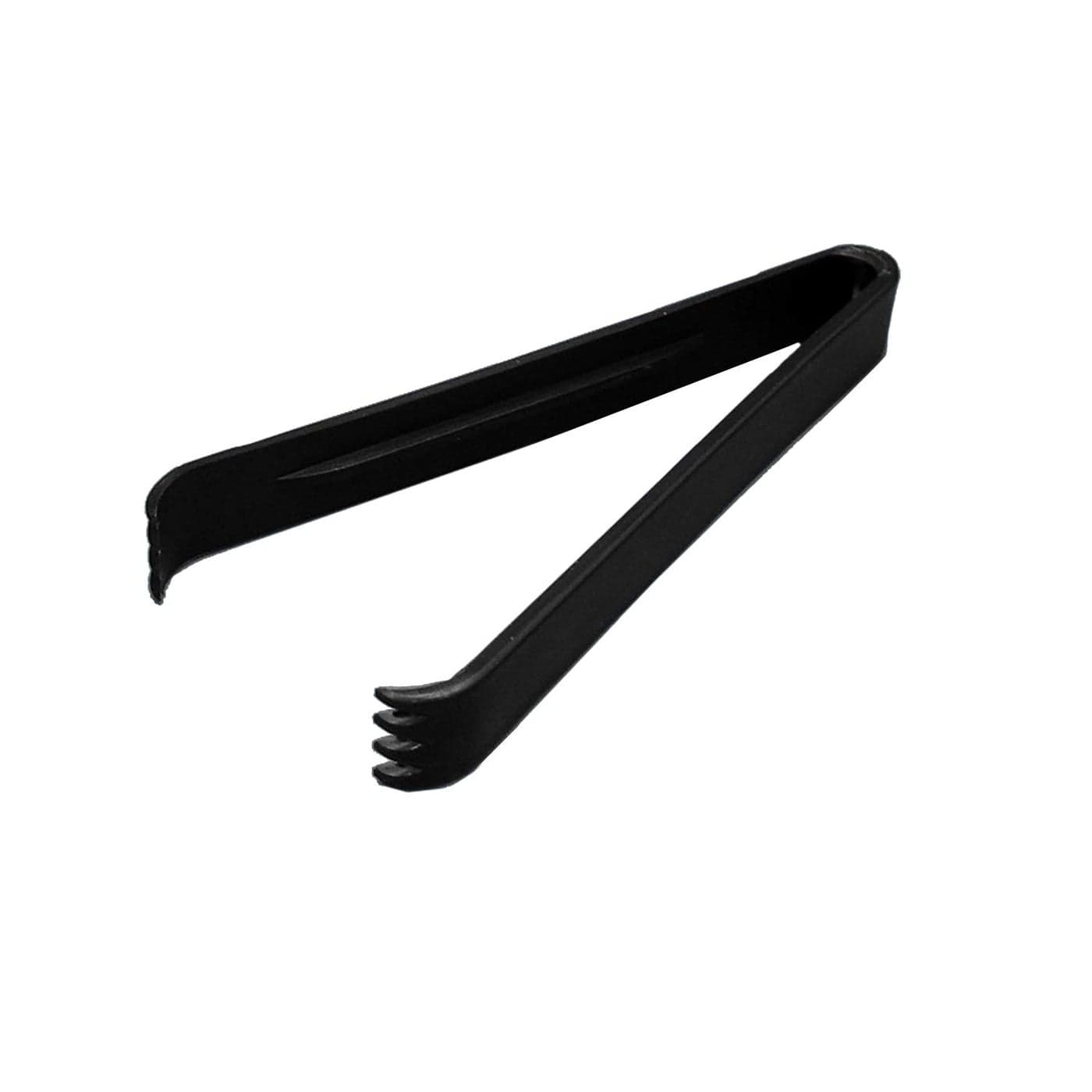 Party Essentials 65 Plastic Serving Tongs 8Count Black