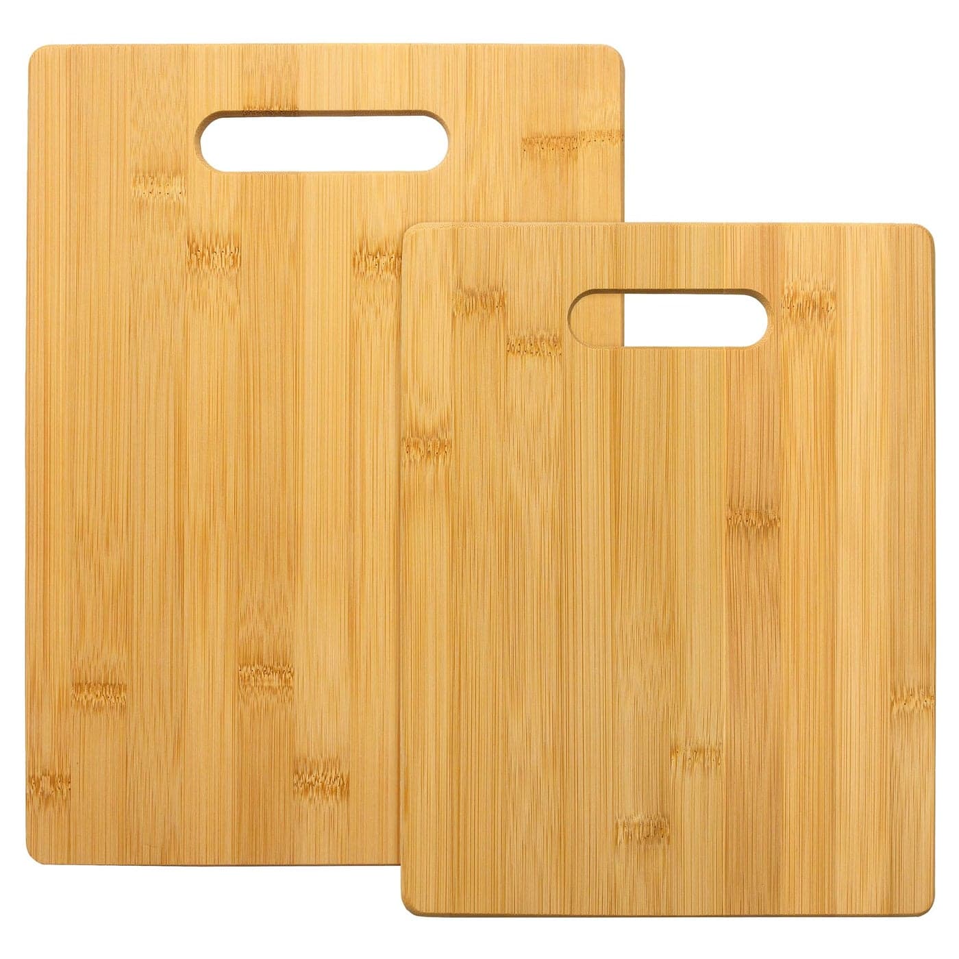 Totally Bamboo 2Piece Cutting Board Set 2 Assorted Sizes of Bamboo Wood Cutting Boards for Kitchen