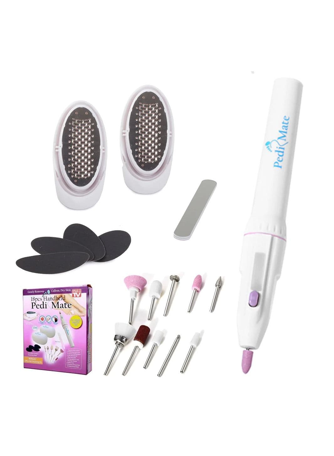 18pcs/Set Pedimate Set Handheld Pedi Mate Pedicure Nail Care Kit 18 in 1