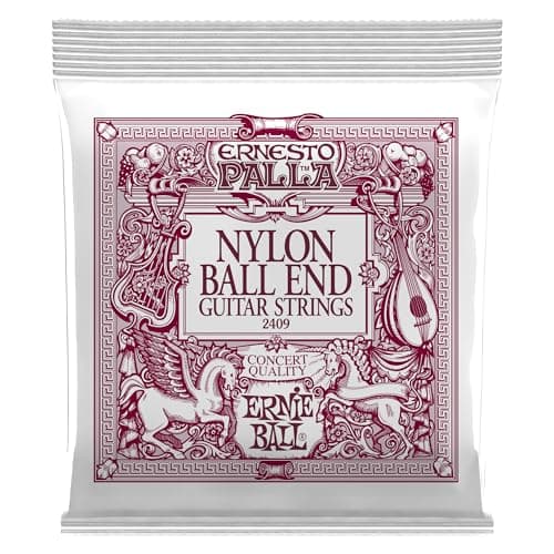 Ernie Ball Ernesto Palla Black & Gold Ball-End Nylon Classical Guitar Strings