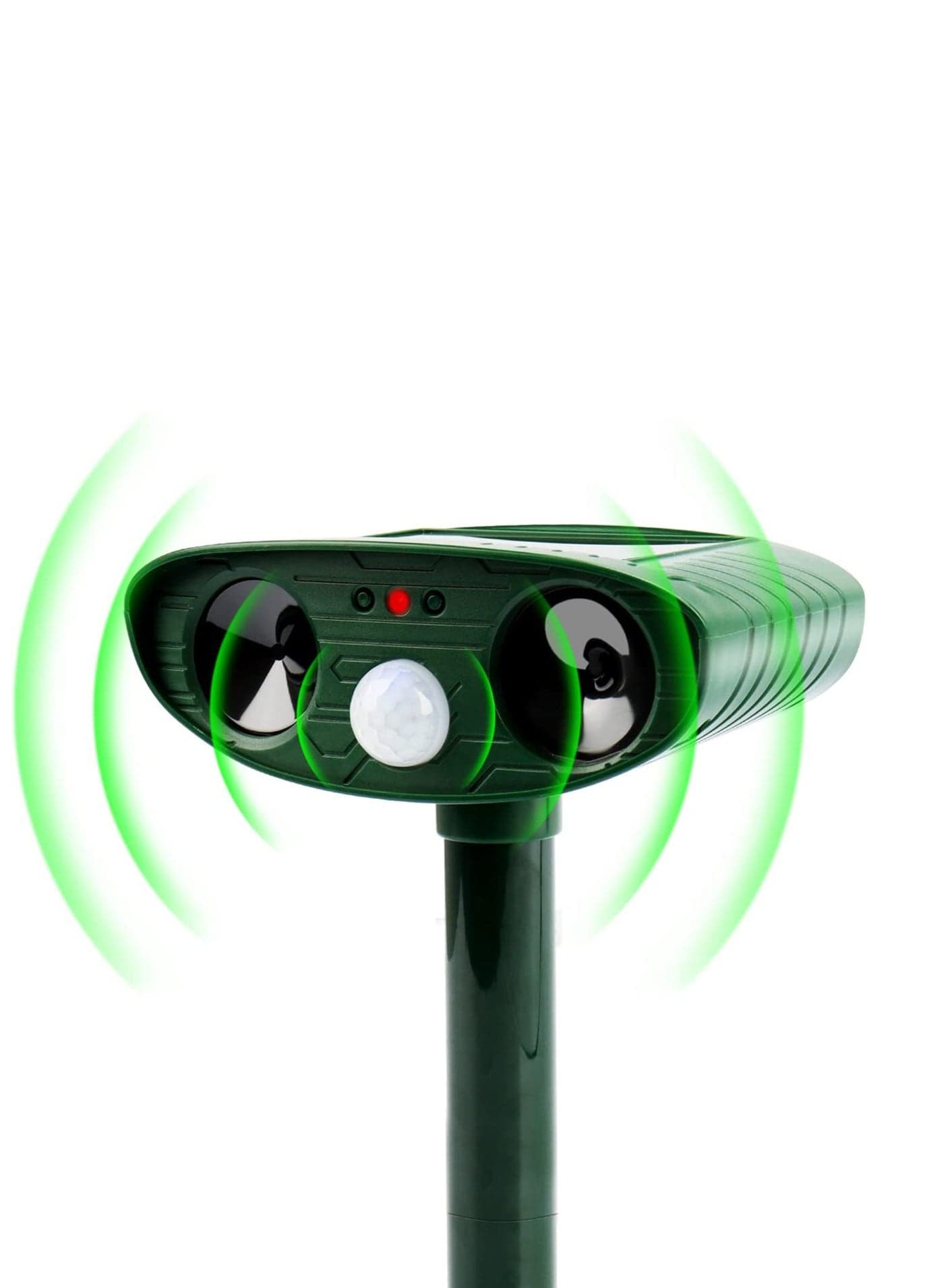 Ultrasonic Animal Repeller, Solar Powered Animal Repellent, Waterproof Animal Deterrent Devices Outdoor Repels, Effectively Repels Dog Cat Deer Rac Rabbit Squirrel Bird Farm Garden Yard