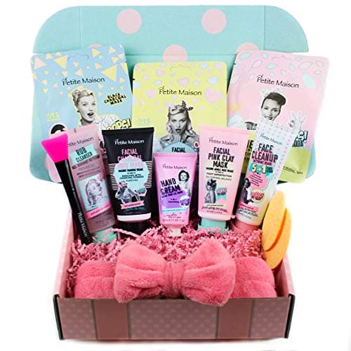Self Care Gift Box for Women - Unique Spa Beauty Skincare Sets for Mom, Sister, Aunt, Grandma, Best Friends - Birthday or Christmas Holiday Basket
