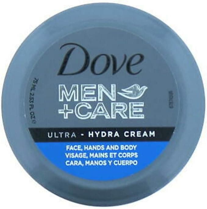 DOVE MEN CARE Ultra Hydra Cream Moisturising Effect for Face Hands Body Suitable for All Skin Types 75 ml