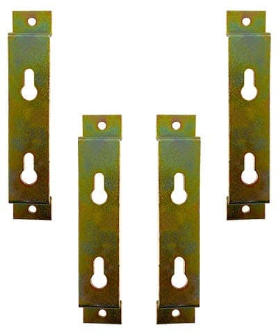 Erva Bird House Mounting Brackets with Keyhole Openings, Pack of 4
