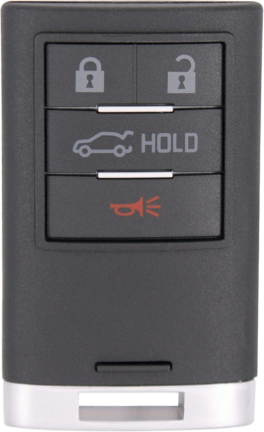 Keyless2Go Replacement 4 Button Proximity Smart Key for Cadillac NBG009768T 2856929