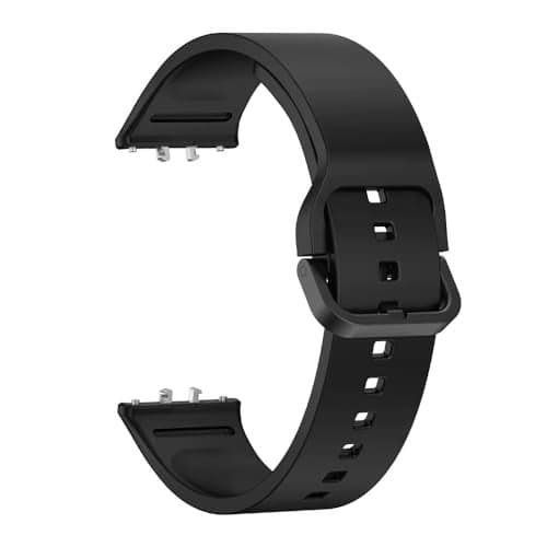 Valente Silicone Watch Bands for Galaxy Fit 3 (Black)
