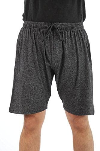 At The Buzzer Men's Pajama Shorts Sleepwear PJs 14504-BLK-XL