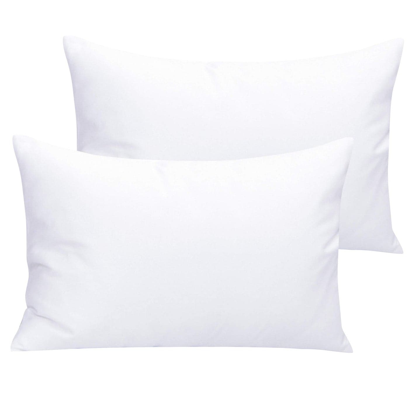 NTBAY Microfiber Toddler Pillowcases with Envelope Closure 2 Pack 100 Brushed Microfiber Super Soft Travel Kids Nursery Pillow Cases 14x20 Fits Pillows Sized 12x16 13x18 14x19 White
