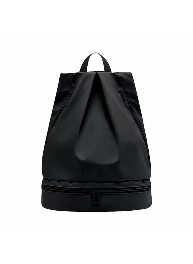 Swim Bag Wet and Dry Separation Women Sports Gym Bag Waterproof Travel Storage Bag Yoga Bag Travel Backpack,for Swimming, Gym, and Workout Gear Black, Stylish
