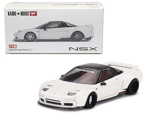 Collectibles Diecast Model Car Compatible with Kaido House 164 Honda NSX NA1 Kaido Works V2 White Limited Edition KHMG148