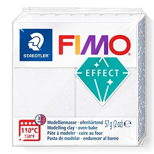 STAEDTLER 8010002 FIMO Effect OvenHardening Polymer Modelling Clay Galaxy White 57g