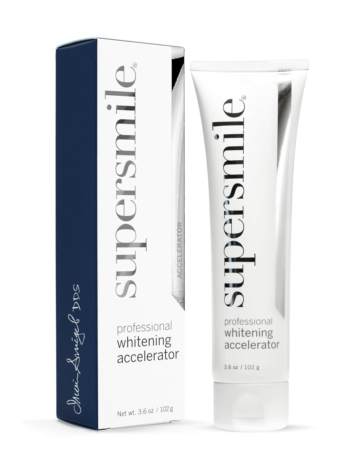 Supersmile Professional Whitening Accelerator Powerful Whitening without Sensitivity Safe and Effective on Dental Restorations 36 Oz