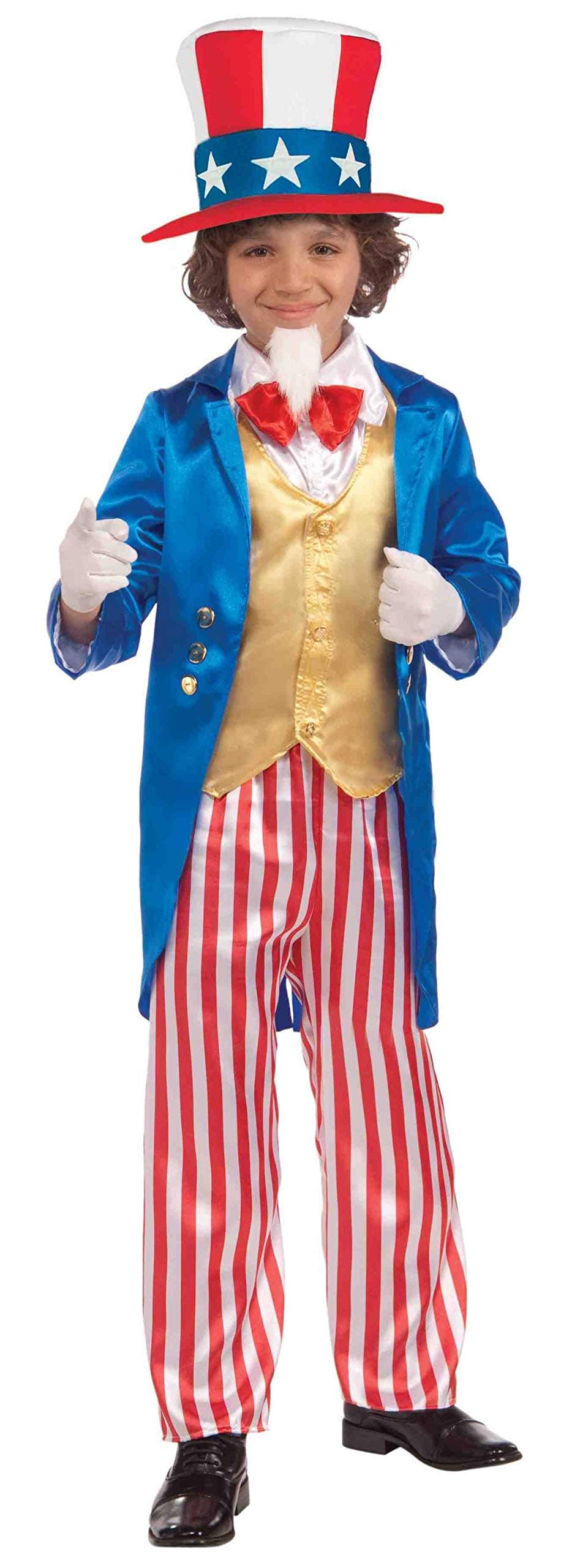 Forum Novelties Deluxe Uncle Sam Child Costume Medium