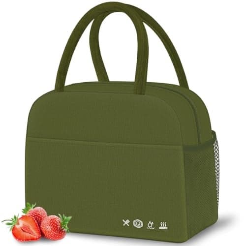 DALINDA Lunch Bag Women,Lunch Box for Women Men Reusable Insulated Lunch Tote Bag High Capacity for Travel Work Picnic