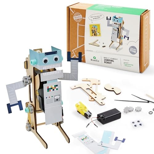 KiwiCo Jumping Robot STEM Kit – Robotics Building Set & Science Gift for Kids Ages 9+