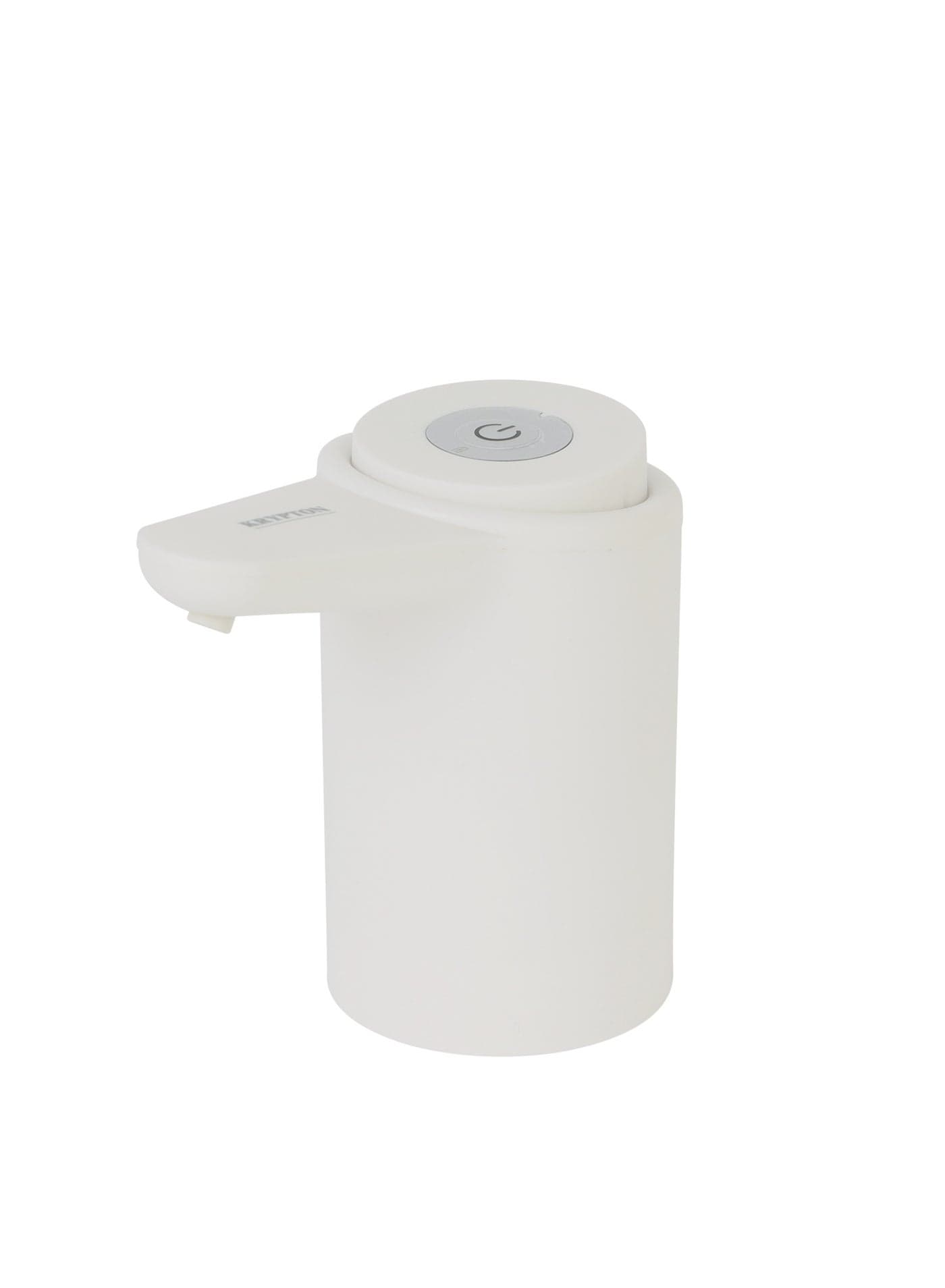 Rechargeable Water Pump- Simple Installation, for Gallon, Bottles/ Dispenser, can be Used at Home and Office/ Portable and Light-Weight with Easy One Button Mechanism and USB Charging KNWP5474 White