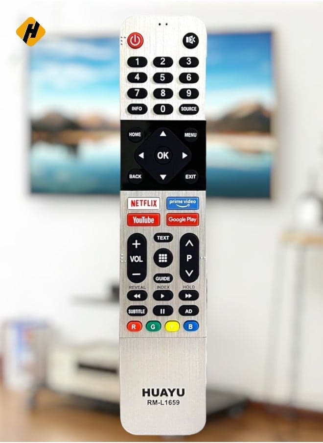 Remote control for Skyworth LCD LED Smart TV, RM-L 1659