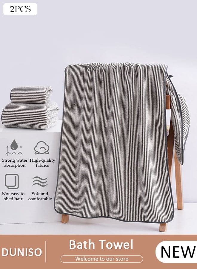 Bath Towel and Washcloths , Soft Microfiber Absorbent Body Towels, Quick Drying Towel for Multipurpose, Beach Swimming Pool Towels Lightweight Bath Sheets, Use for Spa, Yoga, Fitness, Bathroom
