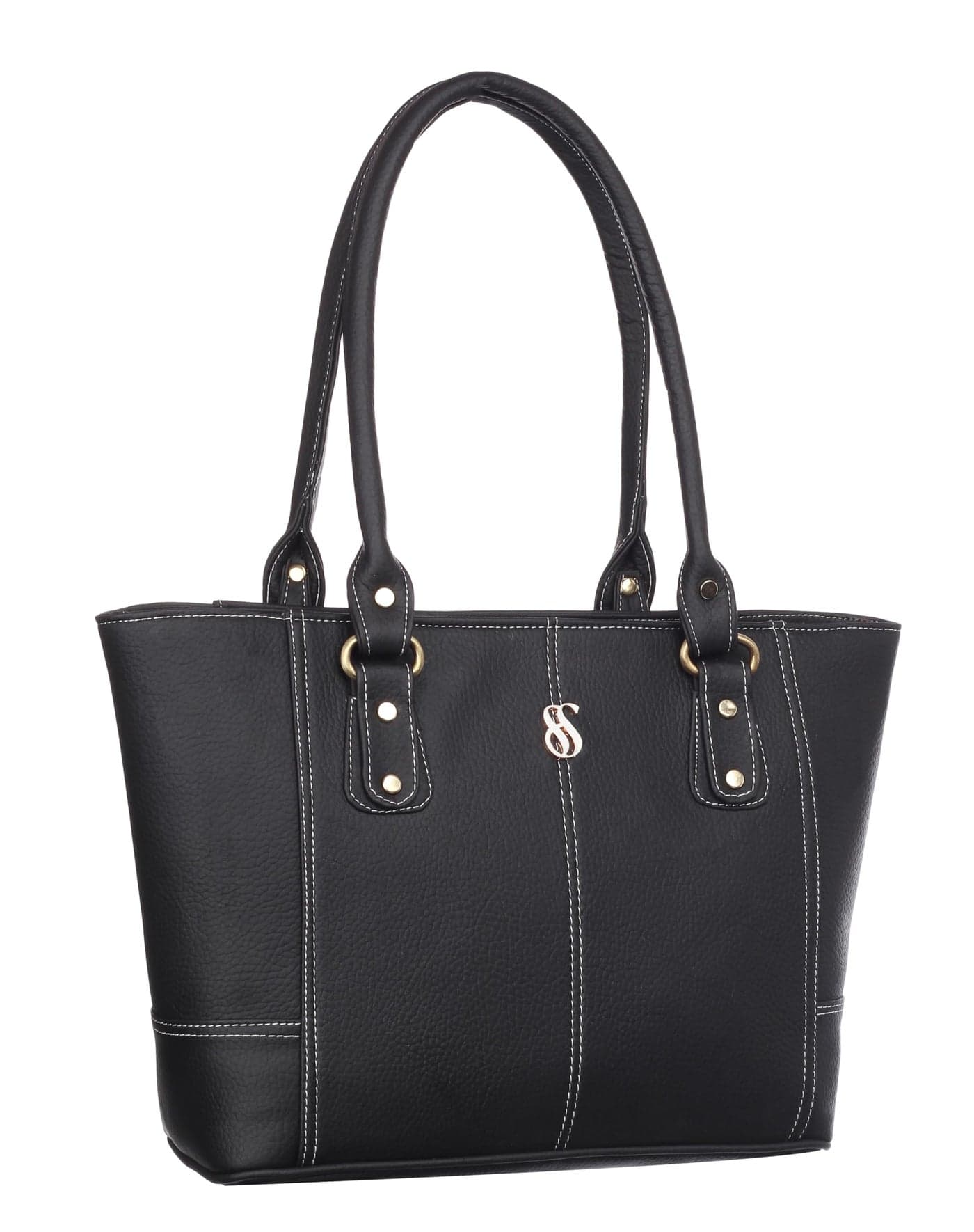 Fostelo Women's Everly Satchel Tote Handbag for Women | Ladies Purse | Stylish Shoulder Bag | Gift For Women | Black