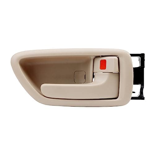 Gledewen Interior Door Handle W/Bezel, Compatible with 2000-2007 Toyota Avalon Sequoia Tundra?Crew Cabs, Beige, Front/Rear Inside Right Passenger | 69205-0C030-E1,69205AC010E1