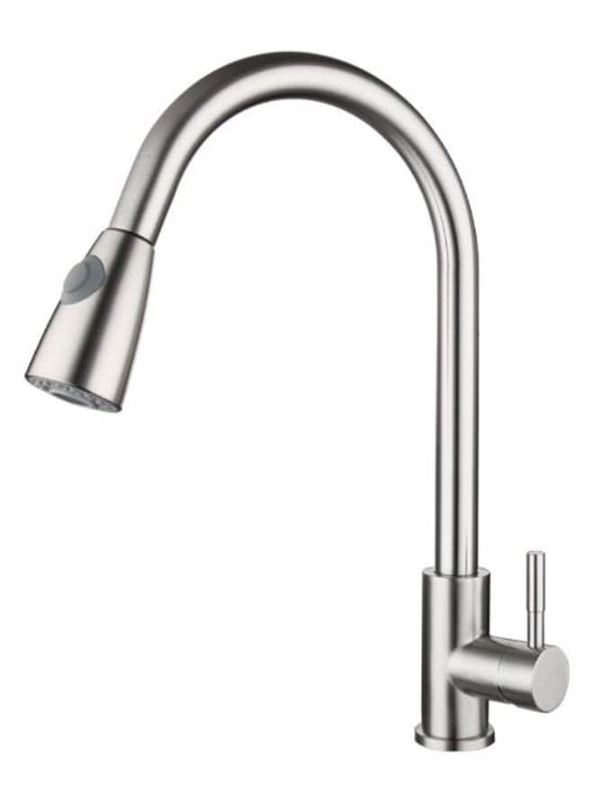 2 Spraying Mode Sink Faucet Silver