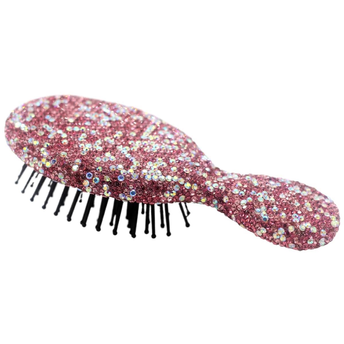 Bling Mini Portable Air Cushion Massage Hair brush Comb for gilrs and children Cute and Compact Design Pink