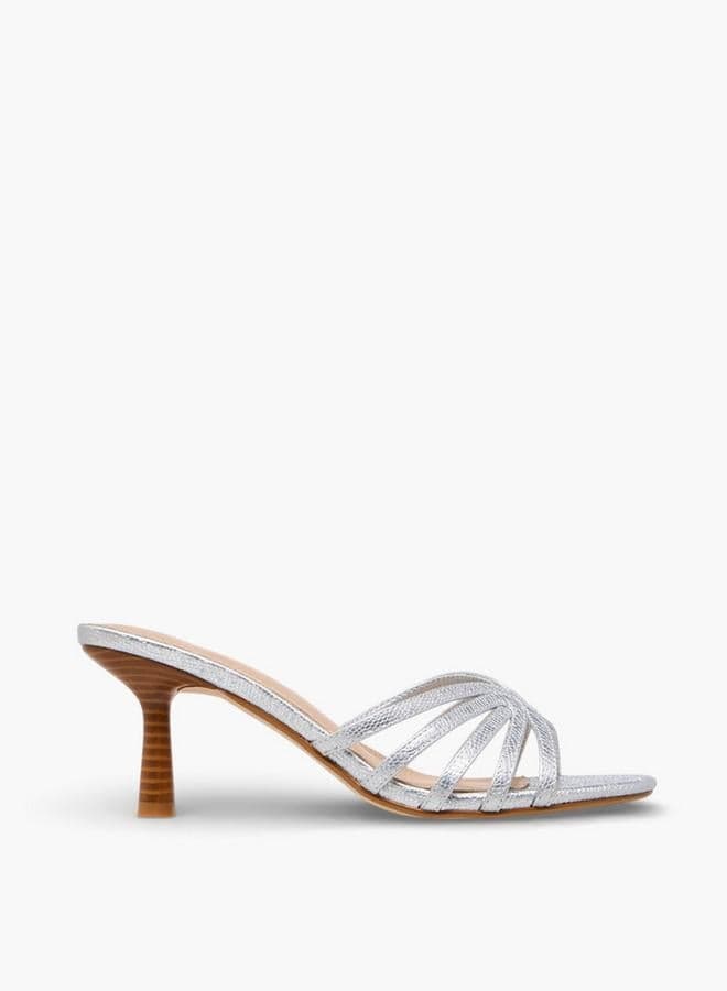 Women Flared Heel Sandals