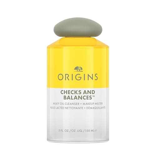 Origins Checks and Balances Milky Oil Cleanser Makeup Melter Softens Skin Removes Makeup With Squalane PlantDerived Glycerin 5 Fl Oz