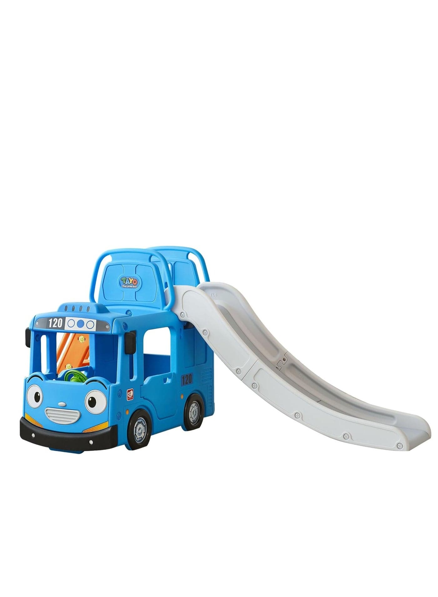 YaYa 3 in 1 Bus Slide Y2120 for Kids,Toddler Indoor Safe Play, Safety Handrail, Slide, Play Area, Best Gift for Kids up to 1 to 6 years - Blue
