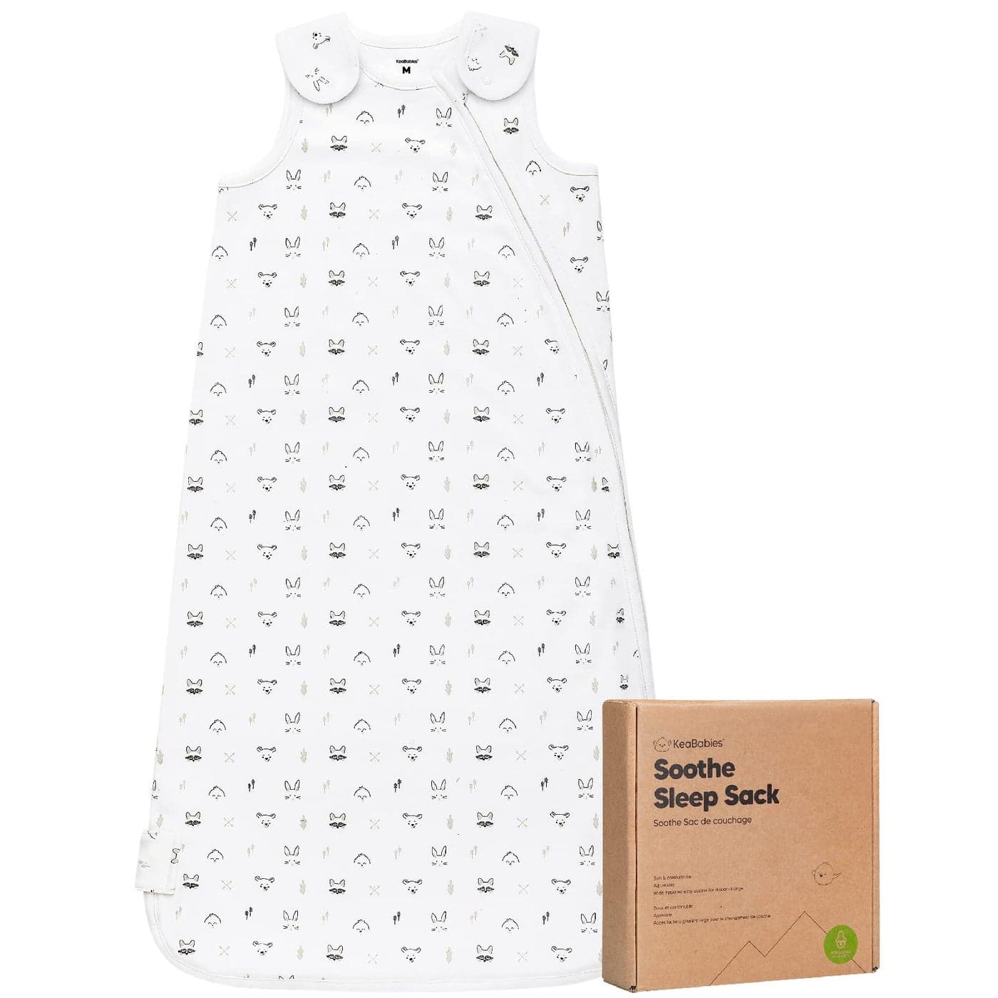 Organic Baby Sleep Sacks 100 Cotton Soft Breathable 05TOG Baby Wearable Blanket Toddler Sleeping Sack 618 Months Easy to Wear Transitional Swaddles for Newborns Infants M KeaStory