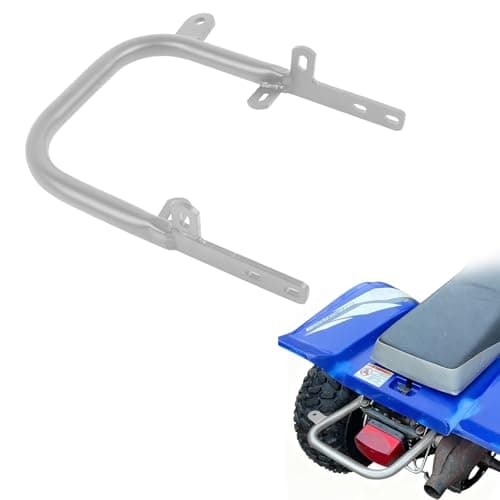 KKZOL Rear Grab Bar Wheelie Bar Compatible with Yamaha Warrior 350 YFM350X 1995-2004 Rear Grab Bar Bumper(Silver)