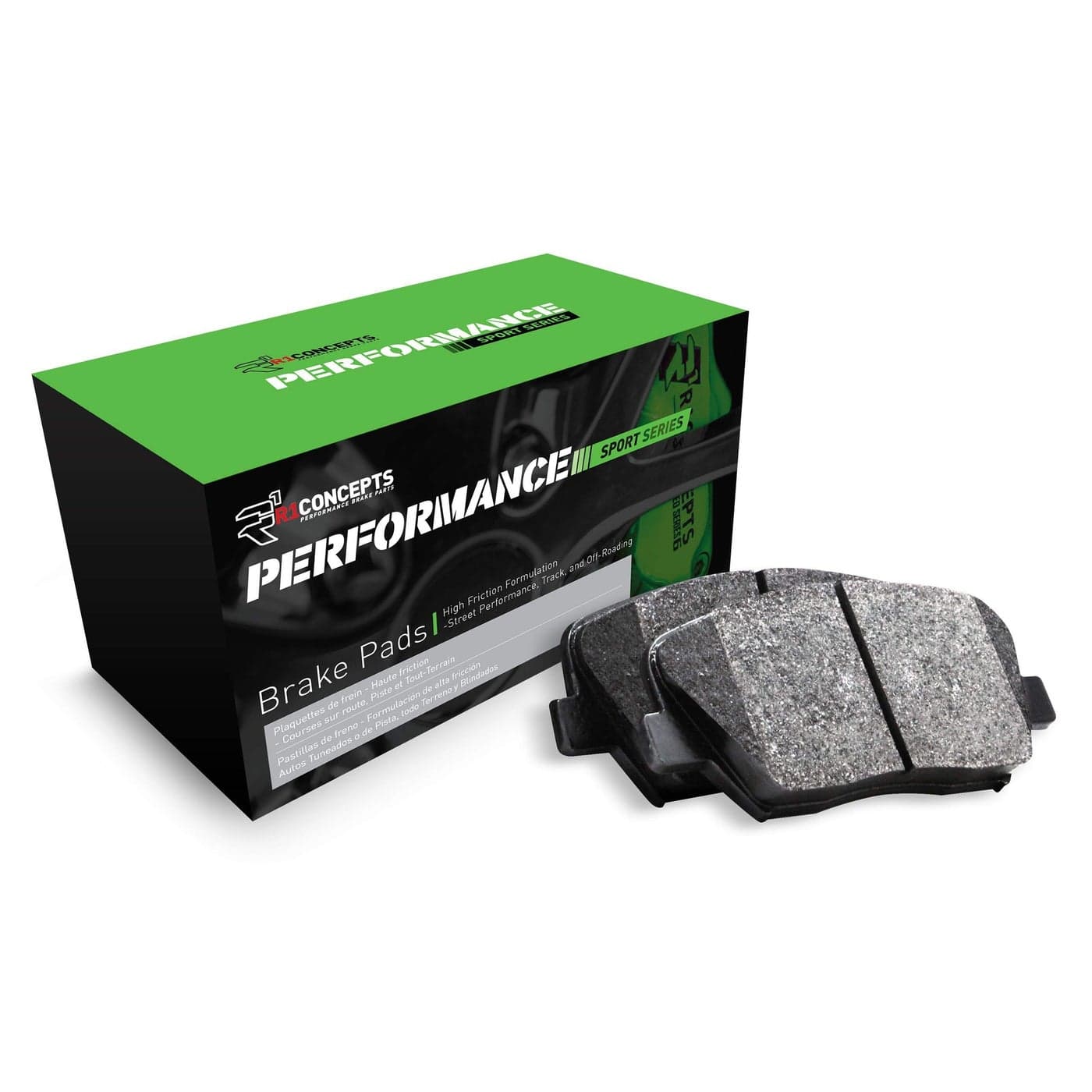 R1 Concepts FRONT OR REAR Performance Sport Brake Pads 2115100100