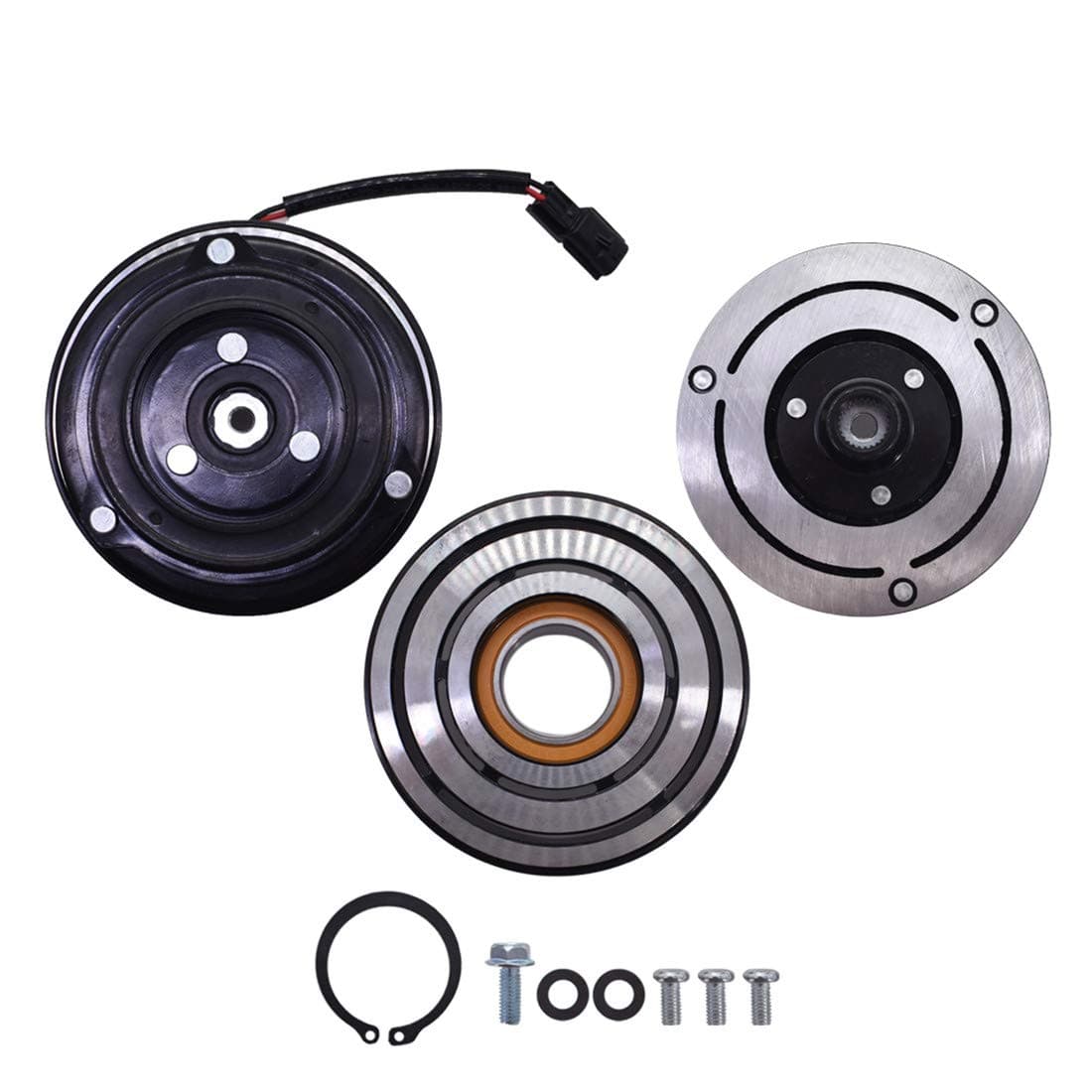 WFLNHB AC AC Compressor Clutch Coil Assembly Kit Replacement for Nissan Maxima 2009 2010 2011 2012 2013 2014 35 Liter Engine