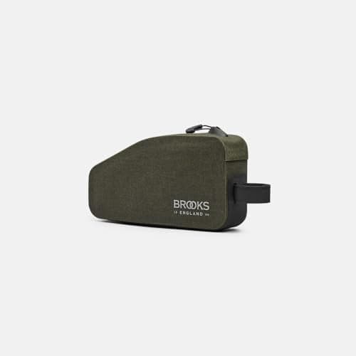 Brooks England Scape Top Tube Bag with Bolt, Cycling and Gravel Bag, Mud Green, One Size