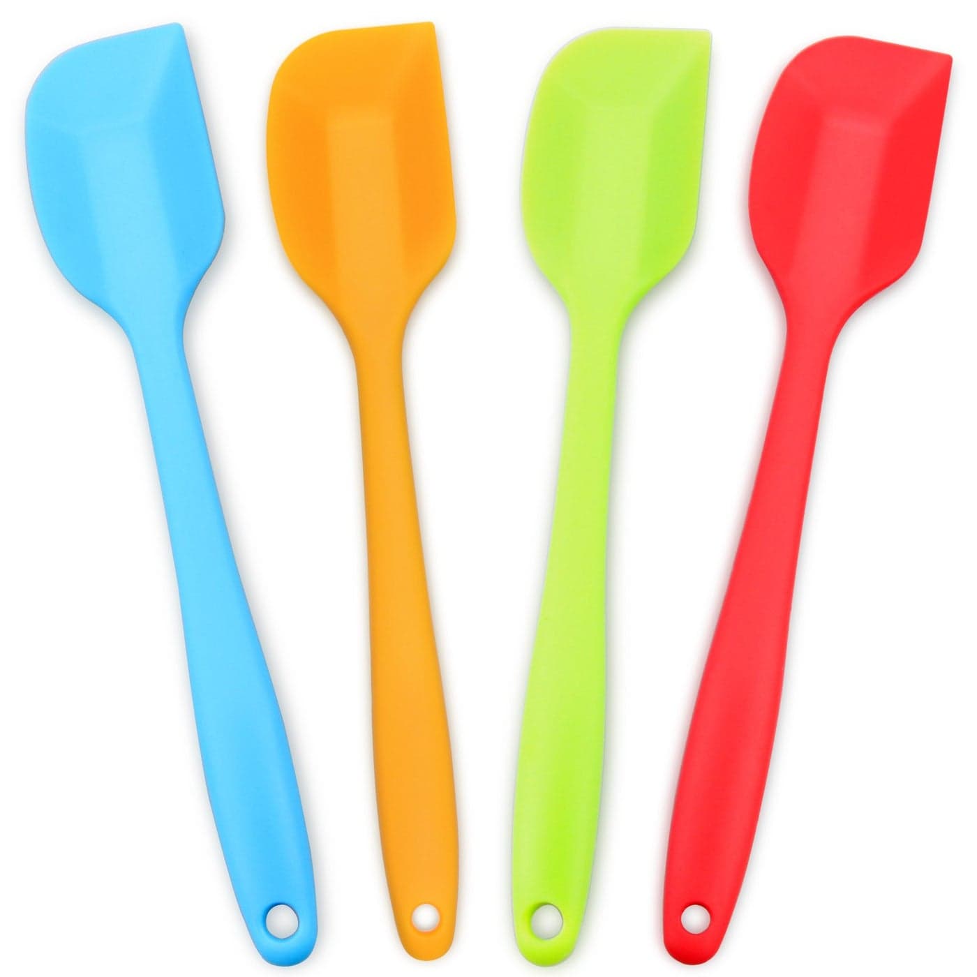 Silicone Spatula 4piece Set HeatResistant Spatulas Nonstick Rubber Spatulas with Stainless Steel Core
