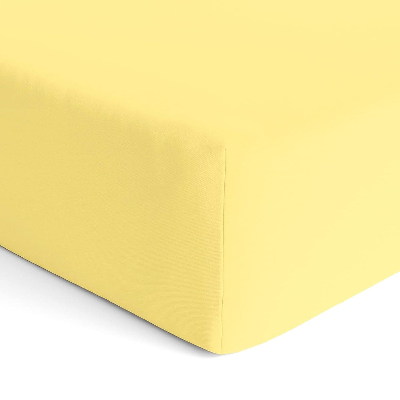 Organic Cotton Elastic Fitted Bed Sheet for Baby Crib Mattress 48x24 by The White Cradle Super Soft Smooth Muslin Fabric for Infants Newborns Babies Toddlers Yellow